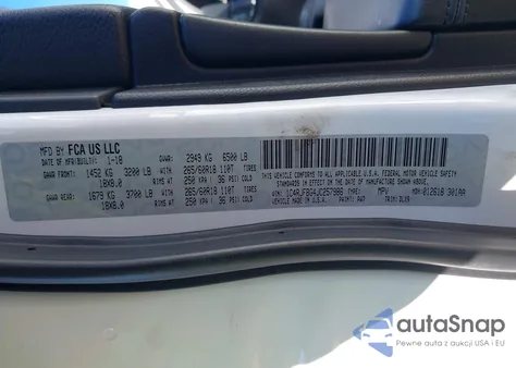 2018 Jeep Grand Cherokee Limited 4X4 z USA, uszkodzony, nr VIN 1C4RJFBG4JC257986